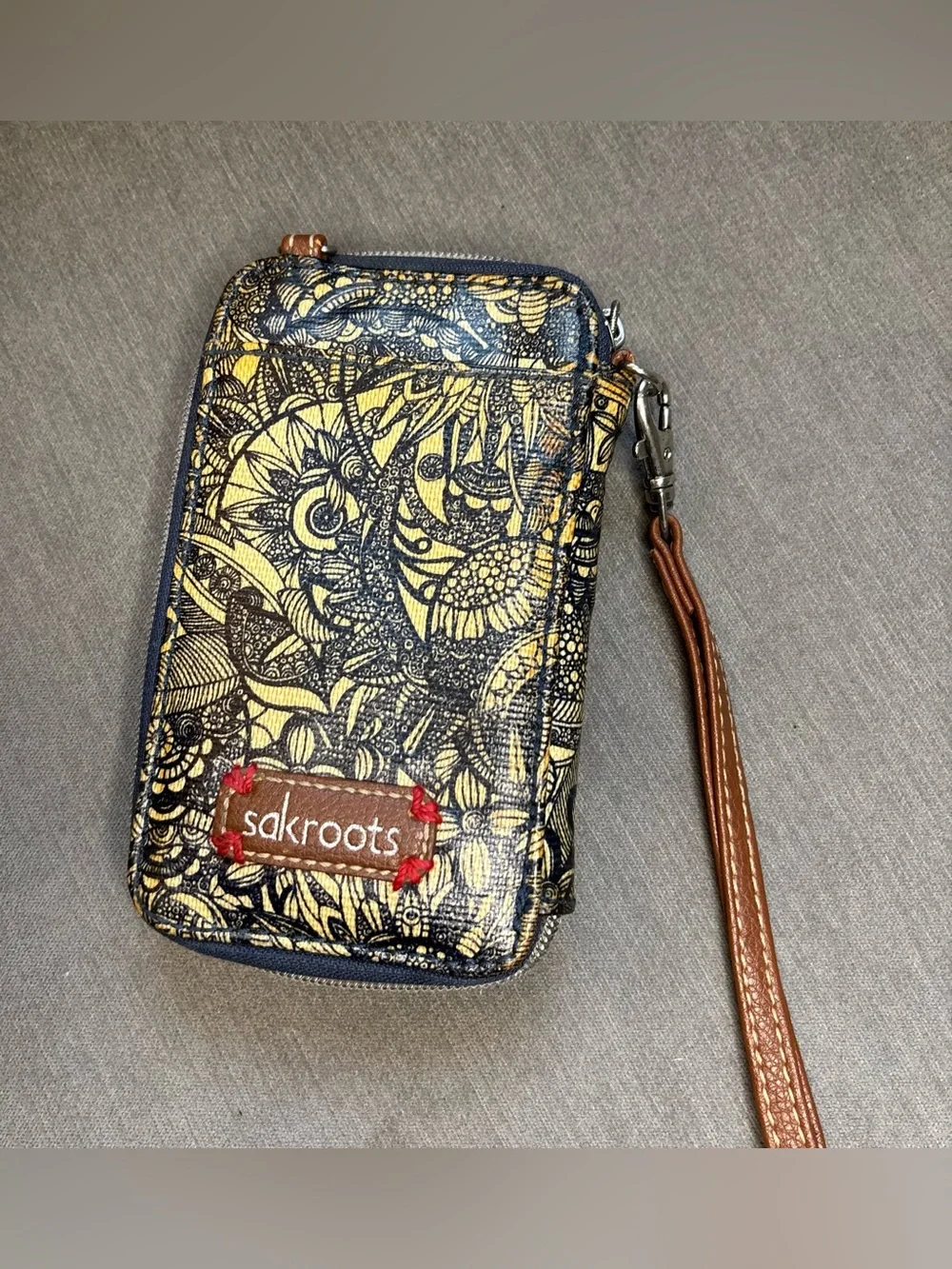 Sakroots Multi Color Spirit Desert Sun “Peace” Wristlet/Wallet - Picture 1 of 10